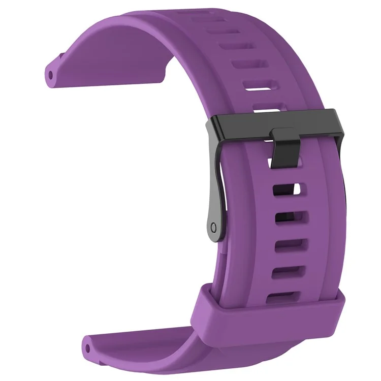 Silicone Watch Sports Band Para Suunto Traverse Con Barras De Resorte Y Herramienta - Púrpura