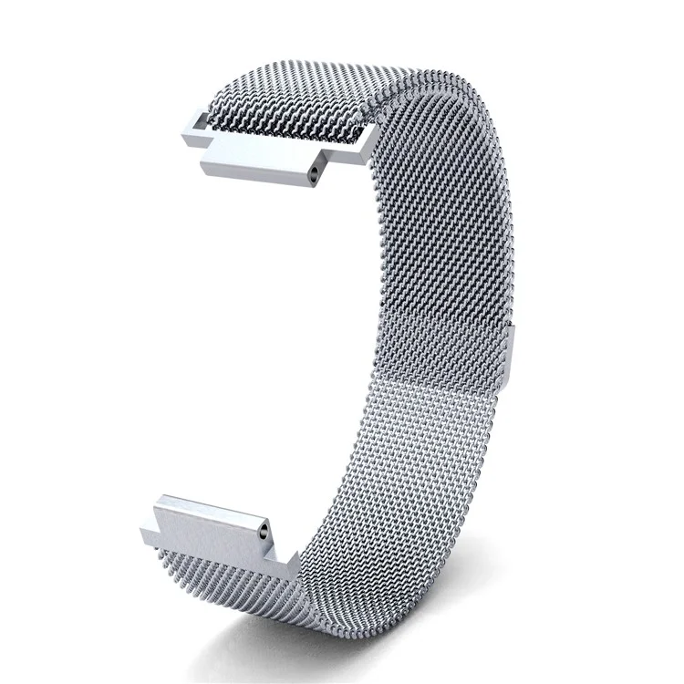 Magnetic Watch Strap Replacement Part for Garmin Vivoactive/Approach S2/Approach S4 - Silver