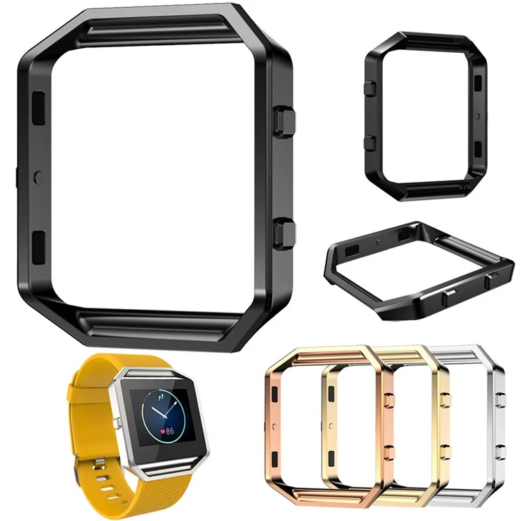 Marco De Reloj De Acero Inoxidable 316 Para Fitbit Blaze - Negro