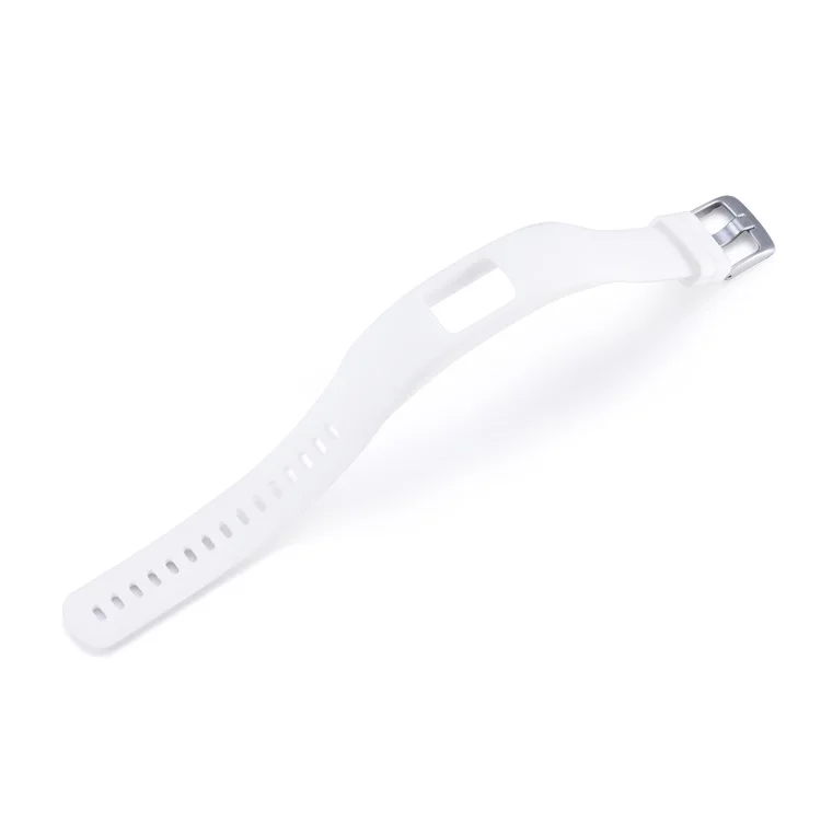Bracelet de montre en silicone doux et ajustable pour Garmin VivoFit 4, Longueur : 23 cm - Blanc