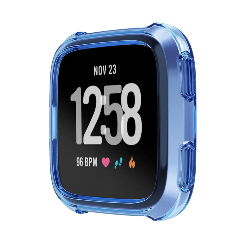 Flexible Protective TPU Housing Cover for Fitbit Versa - Blue