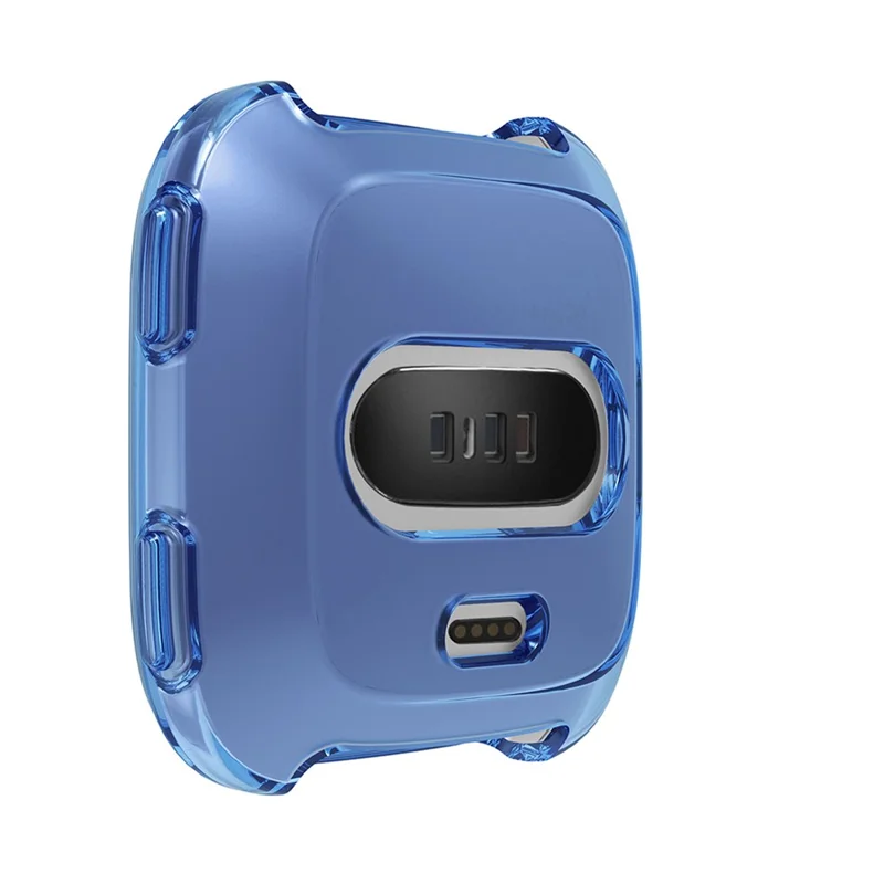 Flexible Protective TPU Housing Cover for Fitbit Versa - Blue