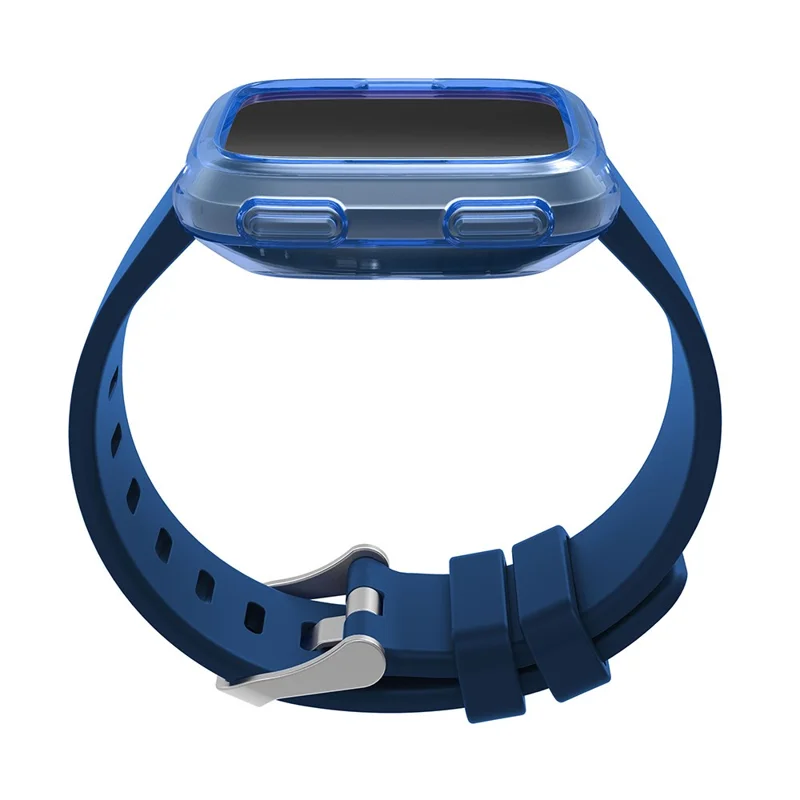Flexible Protective TPU Housing Cover for Fitbit Versa - Blue