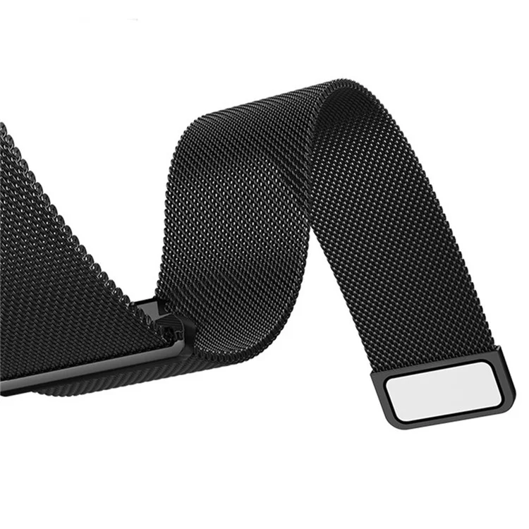 Magnetic Milanese Loop Metal Watch Band for Huawei Watch 2 - Black