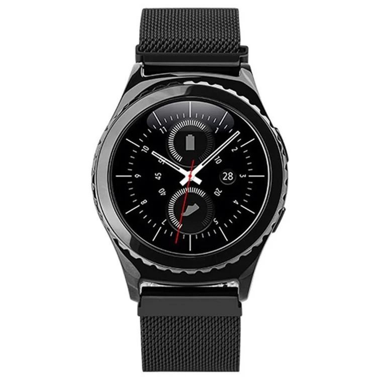 Magnetic Milanese Loop Metal Watch Band for Huawei Watch 2 - Black