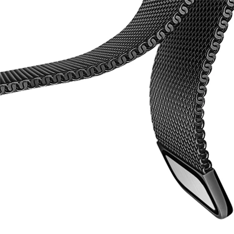 Magnetic Milanese Loop Metal Watch Band for Huawei Watch 2 - Black