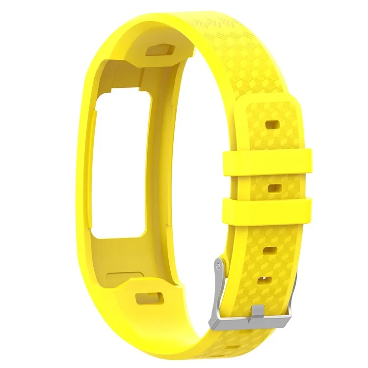 Soft Silicone Wristwatch Strap for Garmin Vivofit 1 / Vivofit 2 - Size: L / Yellow