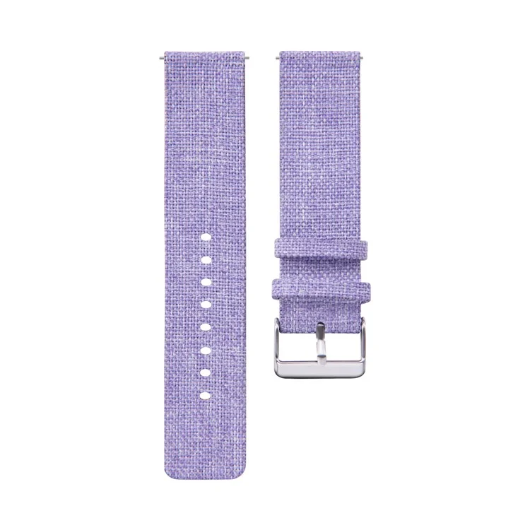 Stilvolle Metallschnalle Nylon Canvas Uhrengurt 20 mm Für Samsung Galaxy Watch 42 mm - Violett