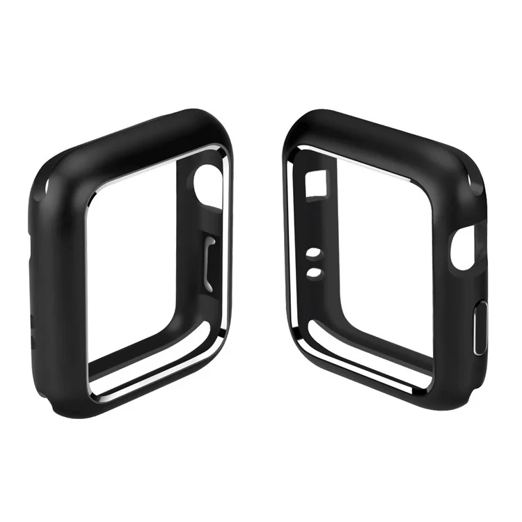 Magnetic Attraction Metal Frame Cover for Apple Watch Series 5 4 44mm / Series 3 2 1 42mm - Black