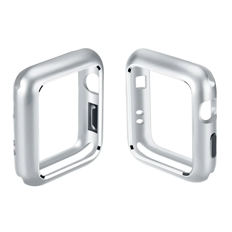 Magnetic Attraction Metal Frame Case for Apple Watch Series 3 2 1 38mm  - Silver