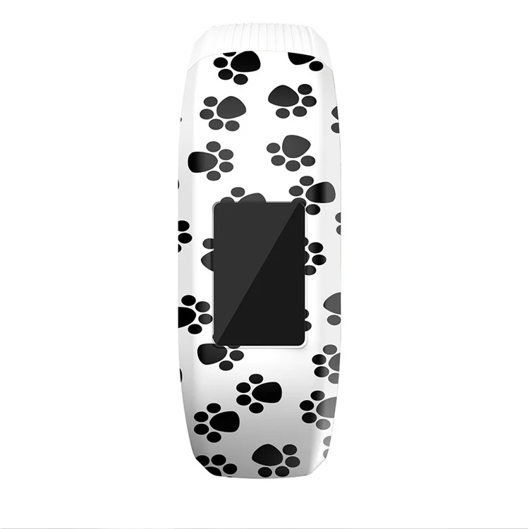 Pattern Printing Wrist Strap for Garmin Vivofit JR, Size: L - Paw Prints