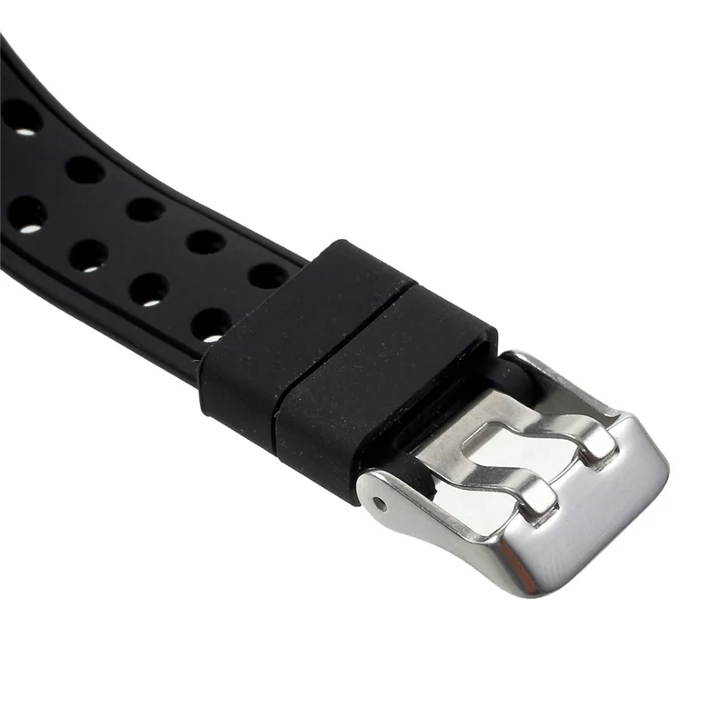 Breathable Bi-color Silicone Watch Strap for Xiaomi Mi Smart Band 4 / Mi Band 3 - All Black