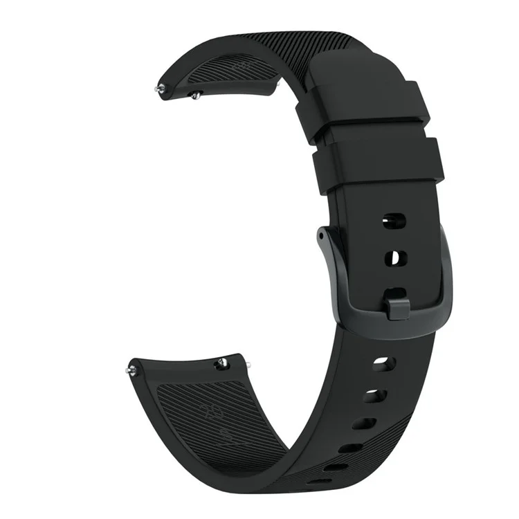 Swill Texture Silicone Watch Band Para Samsung Galaxy Watch Active 40mm SM-R500 - Negro