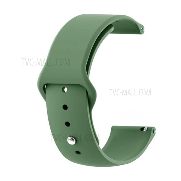 Flexible Silicone Watch Band for Samsung Galaxy Watch Active 40mm SM-R500 - Army Green
