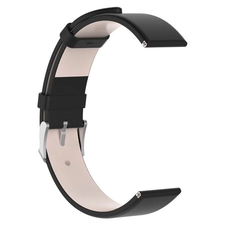 Para o Samsung Galaxy Watch PU Ativo PU Sligem 20mm Com Conector e Ferramenta - Preto