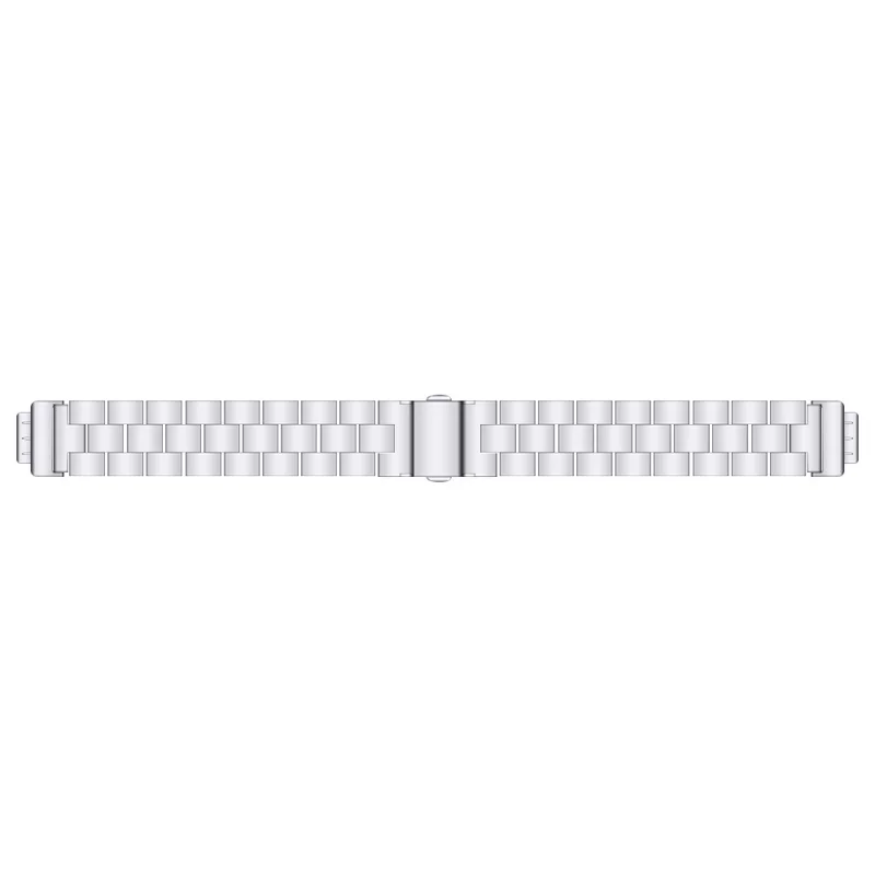 Three Beads Stainless Steel Watch Band Strap for Fitbit Inspire / Inspire HR - Silver