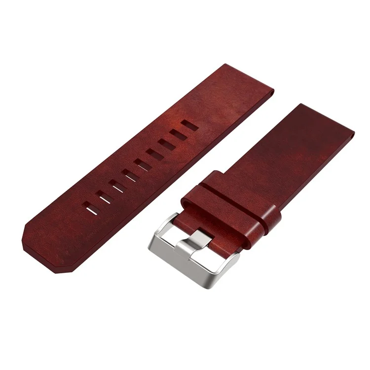 Cinturino dell'orologio PU Leather Strap Band Bracelet di ricambio per Garmin Fenix 5X