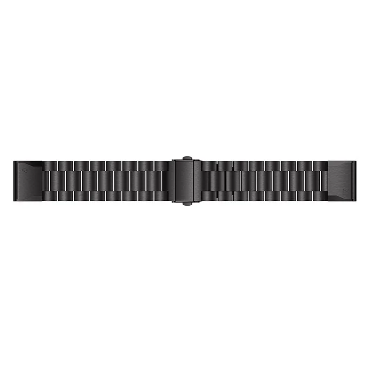 Stainless Steel Link Chain Watch Wrist Band for Garmin Fenix 5X - Black