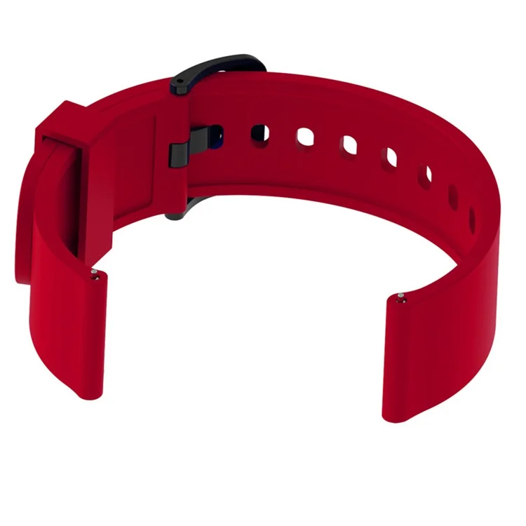 Banda de Reloj de Silicio Suave de 20 mm Para Watch Smart de Amazfit Bip - Rojo