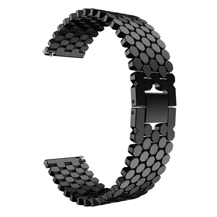 Banda de Reloj de Relojes de Pulsera de Aleación de Aluminio de 22 mm Para Huawei Watch GT/Honor Watch Magic - Negro