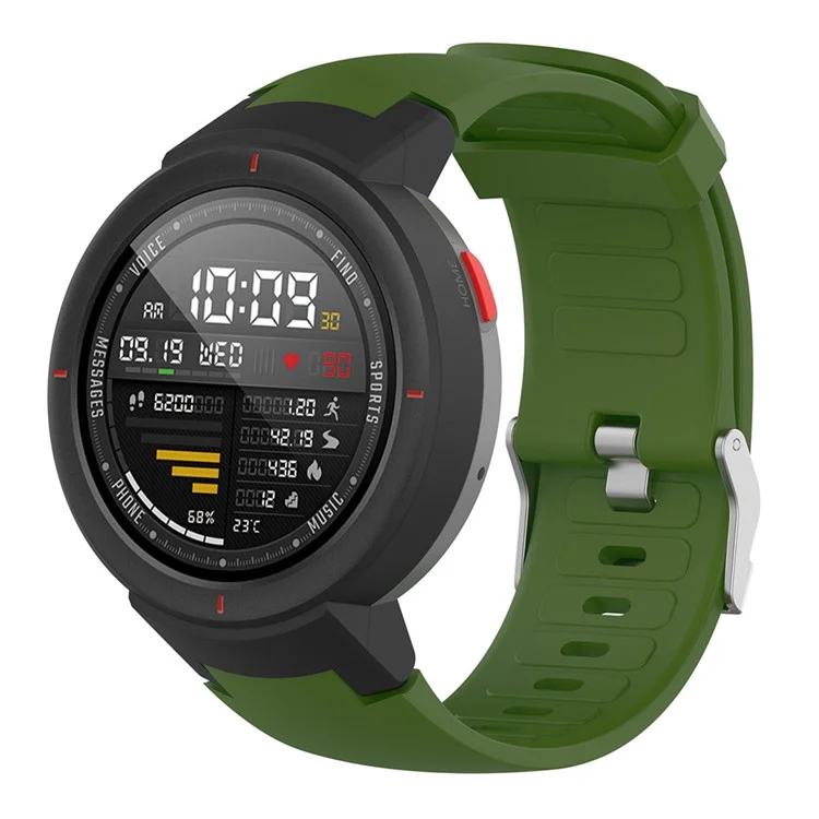 Cinturino in silicone di ricambio per Huami Amazfit Verge 3 - Verde