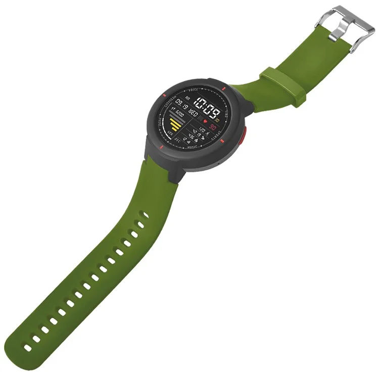 Cinturino in silicone di ricambio per Huami Amazfit Verge 3 - Verde