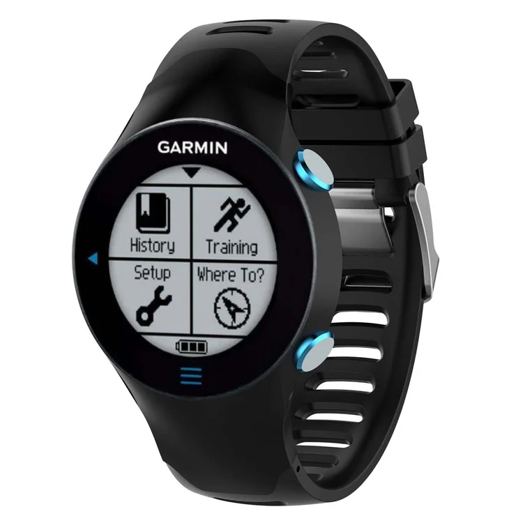 Replacement Watch Band Silicone Strap For Garmin Forerunner 610 - Black