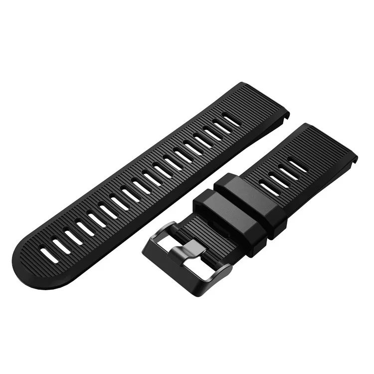 Силиконовая Sport Watch Band с Black PC Buckle Для Garmin Fenix ​​5x Plus - Черный