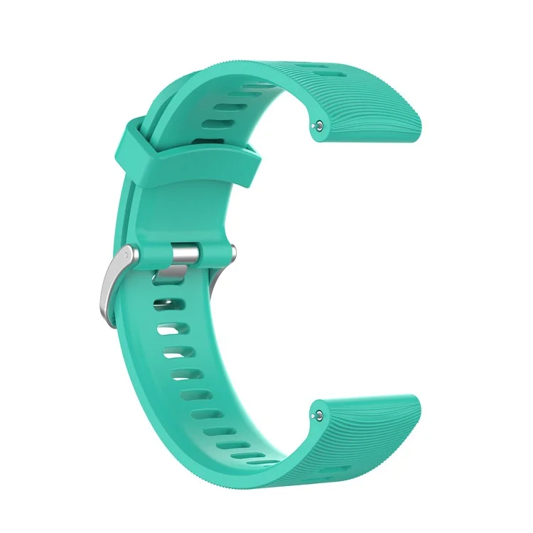 Sangle de Montre en Silicone de 20 mm Pour Garmin Forerunner 245 Remplacement de la Bande de Montre Intelligente - Cyan