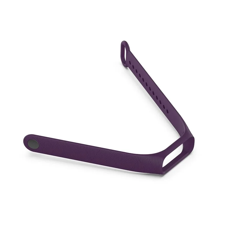 Cinturino di ricambio in silicone per smartwatch Twill Design per Samsung Galaxy Fit e SM-R375NZKAMID - Viola scuro