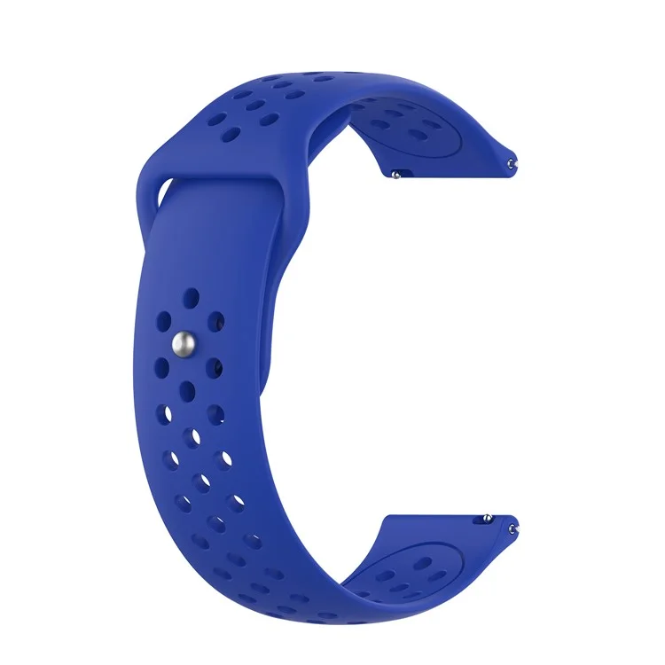 22mm Silicone Watchband for Samsung Galaxy Watch 46mm / Xiaomi Watch 2 Pro / Honor Watch 4 Pro SM-R800 - Dark Blue
