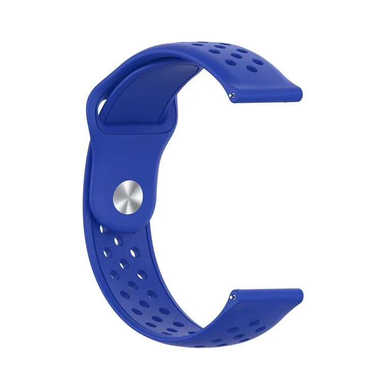 22mm Silicone Watchband for Samsung Galaxy Watch 46mm / Xiaomi Watch 2 Pro / Honor Watch 4 Pro SM-R800 - Dark Blue