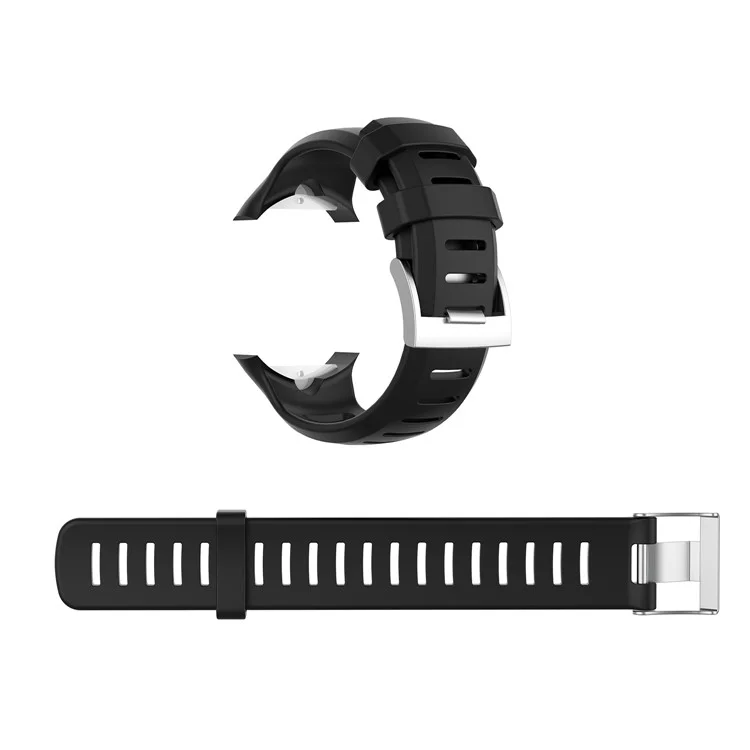 Silicone Smart Watch Band De Remplacement Avec Une Sangle Supplémentaire De 172mm Pour Suunto D6 Dive / D6i Novo / Zulu - Noir