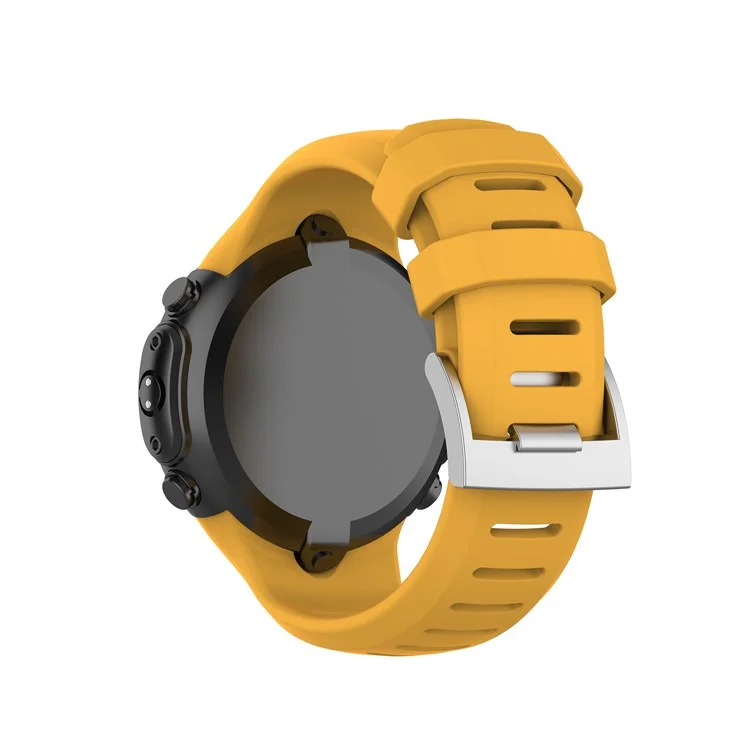 Silicone Smart Watch Replacement Band with Additional 172mm Strap for Suunto D6 Dive/ D6i Novo/Zulu - Yellow