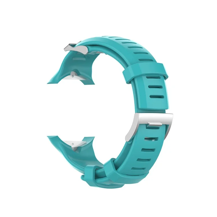 Banda de reloj de silicona inteligente de repuesto con correa adicional de 172 mm para Suunto D6 Dive/ D6i Novo/Zulu - Cian
