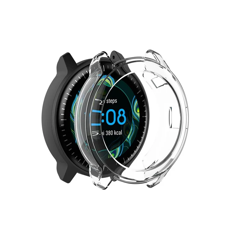 Clear TPU Assista Capa Protetora Para Garmin Vivoactive 3 Música - Transparente