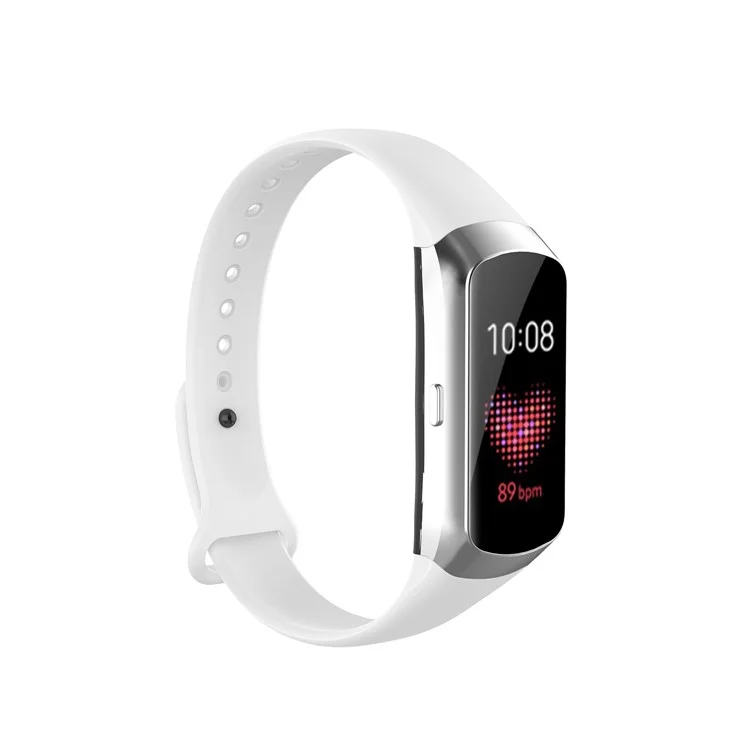 Silicone Smart Gestore Sostituzione Cinturino Per Samsung Gear Fit SM-R370 - Bianca