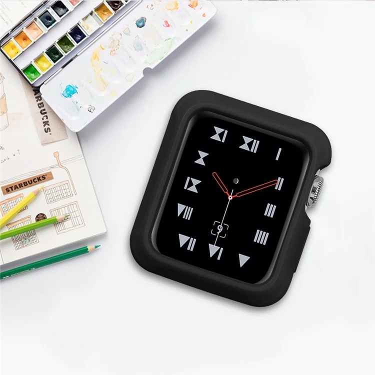 Custodia per orologio in TPU Flexi per Apple Watch Series 3/2/1 38mm - Nero