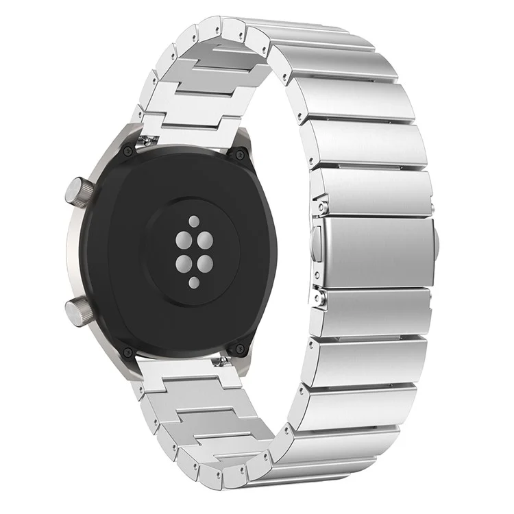 Banda de Reloj de Metal de Acero Inoxidable de Una Cuenta Para Huawei Watch GT - Plata