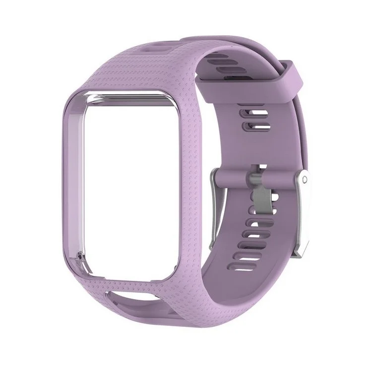 Substituição de Banda de Relógio de Silicone Suave Para Tomtom Sport Runner 2/3 - Roxo