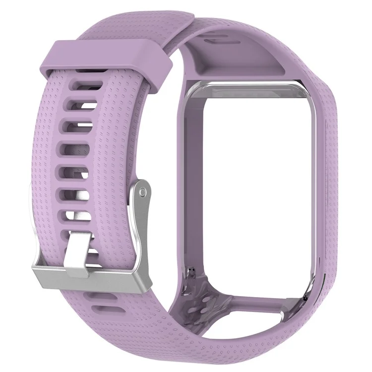 Substituição de Banda de Relógio de Silicone Suave Para Tomtom Sport Runner 2/3 - Roxo