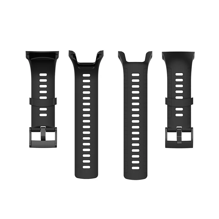 Silicone Smart Watch Band Correa Para Suunto 5 - Negro