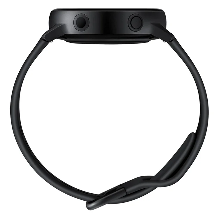 Silicone watch strap with buckle for 20mm Garminmove Luxe/Move Style/Move 3 - Black
