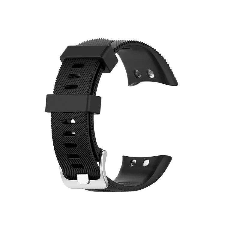 Comfortable Silicone Smart Watch Band Strap Replacement for Garmin Forerunner 45 - Black