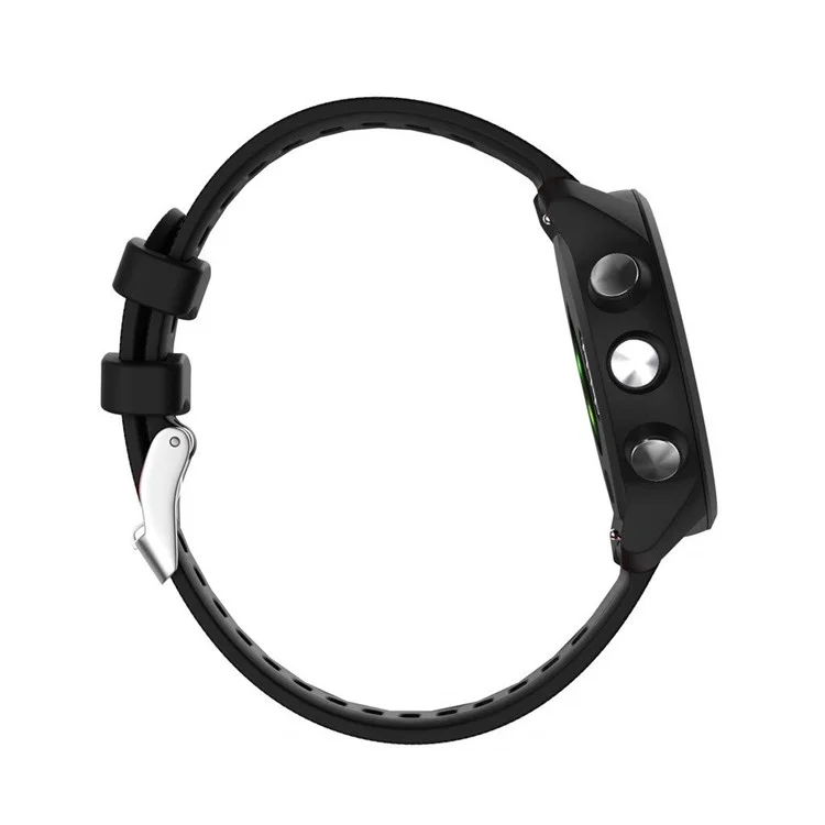20mm Silikon Smart Watch Band für GarminMove Forerunner 245M/645M/Vivoactive 3t - Schwarz