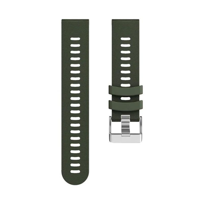 20mm Silicone Smart Watch Band for GarminMove Forerunner 245M/645M/Vivoactive 3t - Army Green