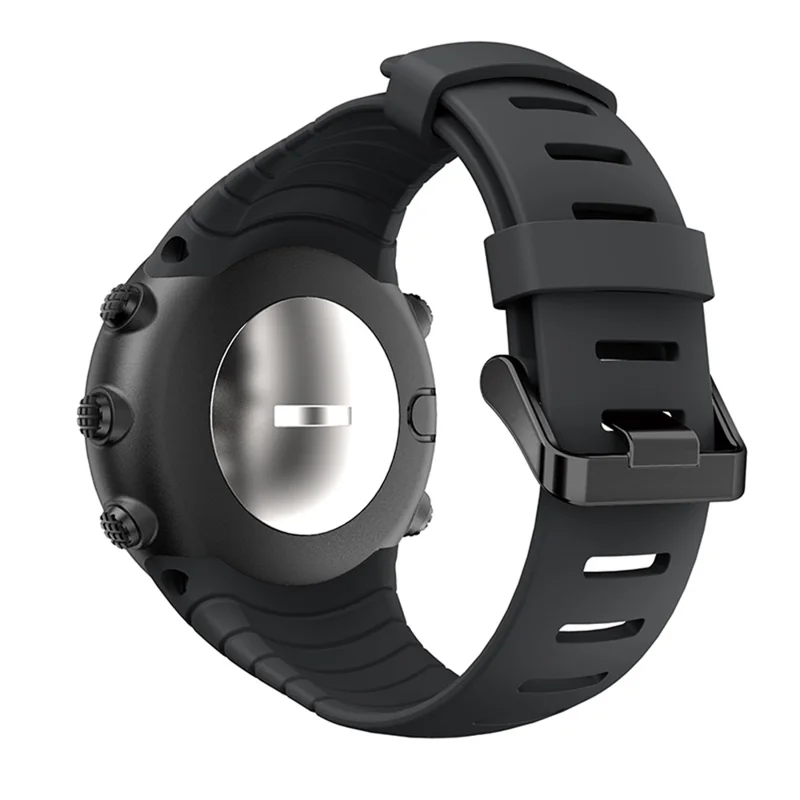 Silicone Replacement Smart Watch Band for Suunto Core - Black