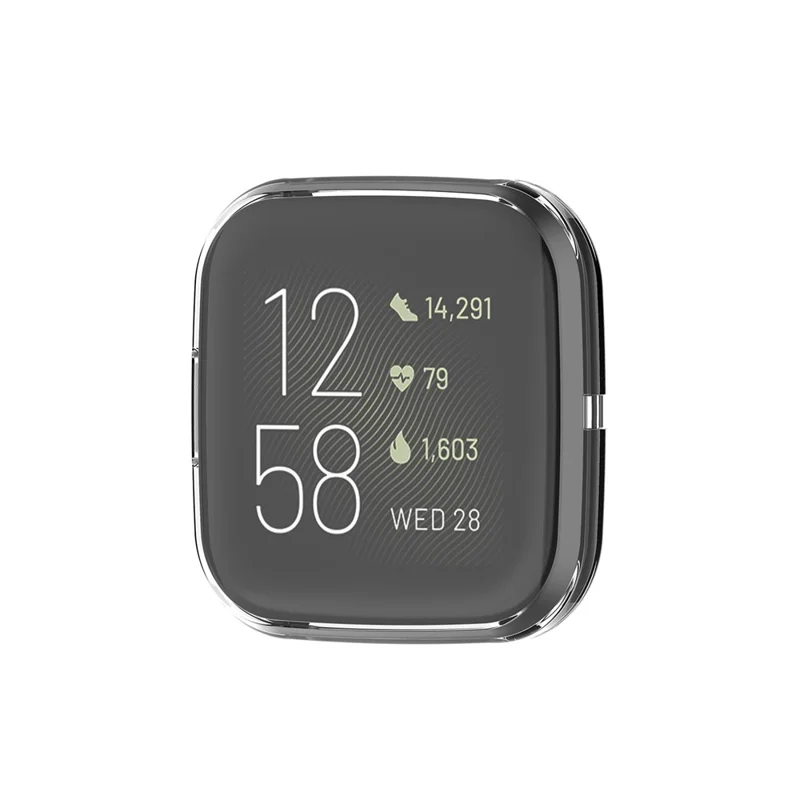 All-round Protection Smart Watch TPU Cover for Fitbit Versa 2 - Transparent