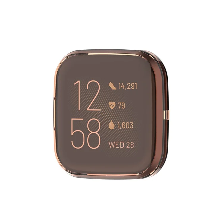 Proteção Completa Smart Watch TPU Capa Para Fitbit Versa 2 - Laranja