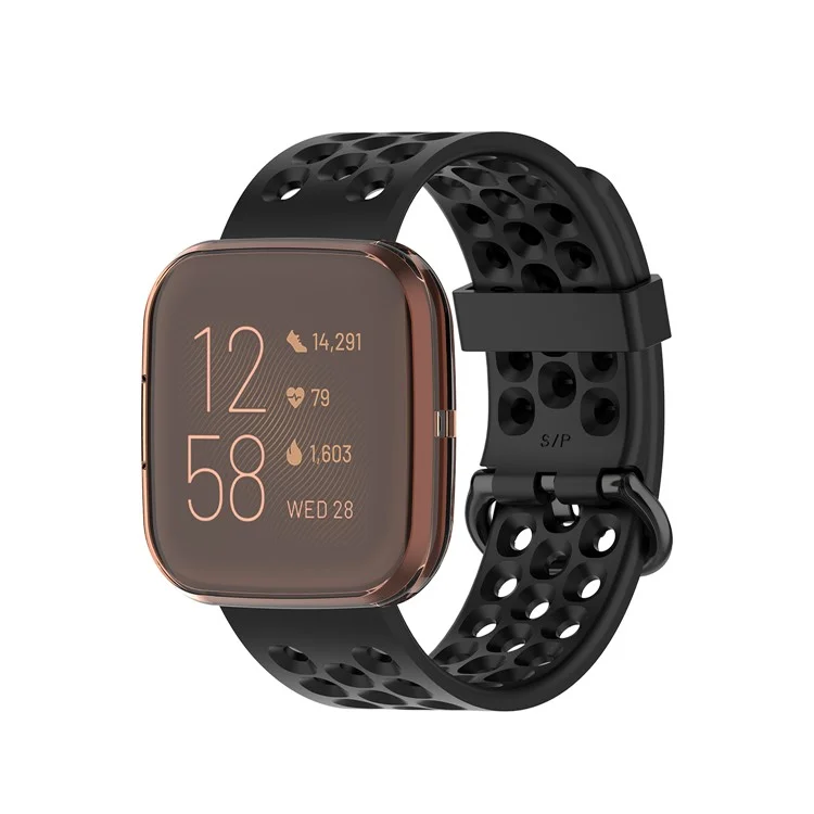 Protection Polyvalente Smart Watch TPU Couverture Pour Fitbit Versa 2 - Orange